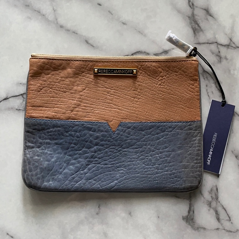 Rebecca Minkoff Kerry Pouch, Taupe Denim